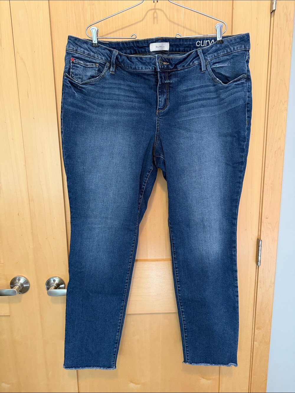 Slink Curvy Raw Edge Jeans